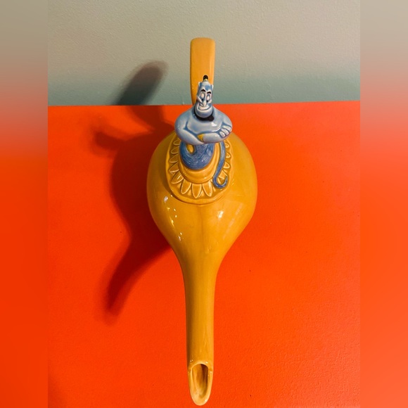 VTG Disneyland ALADDIN Genie and Lamp Teapot - MADE IN MEXICO - VERY RARE Disney - Picture 3 of 14